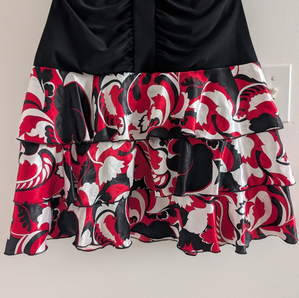 2000's Halter Ruffle Dress - Picture 2 of 11